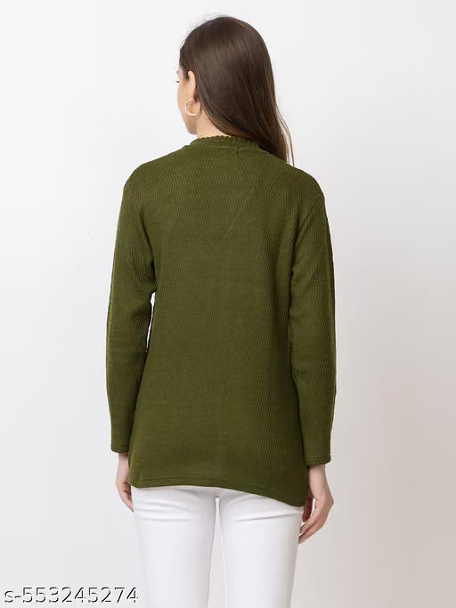 Women's Warm Woolen Cardigan